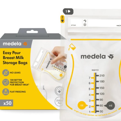 Medela Easy Pour Disposable Breastmilk Storage Bags